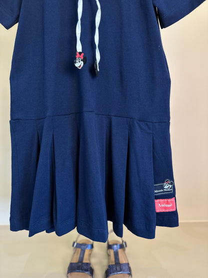 Vestido Infantil Minnie Lenço Navy Marinho - Animê
