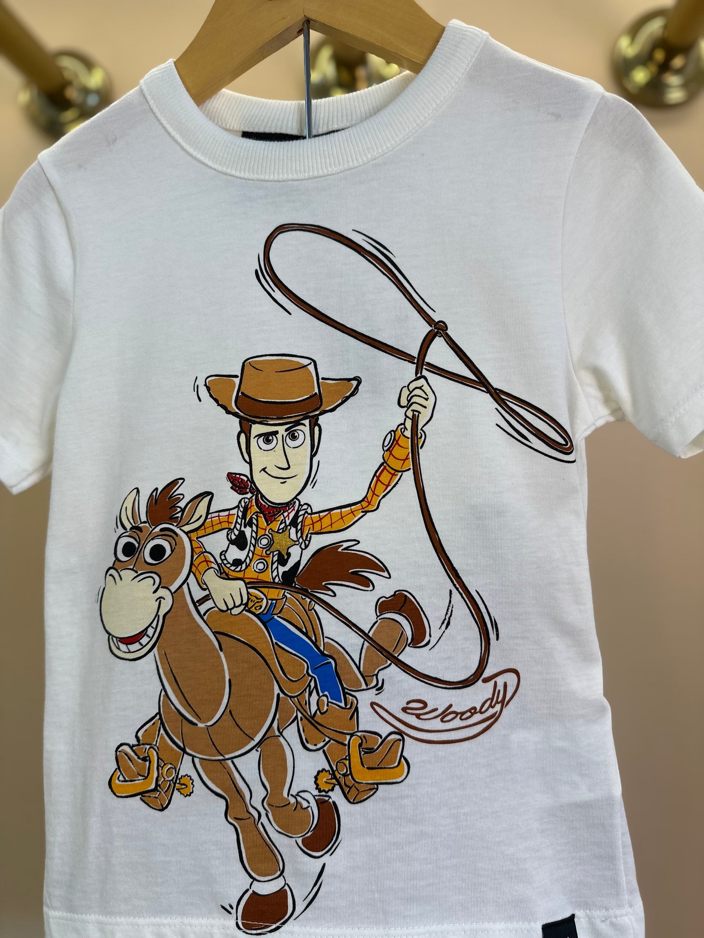 Conjunto Infantil Camiseta Woody e Bermuda Sarja - Youccie