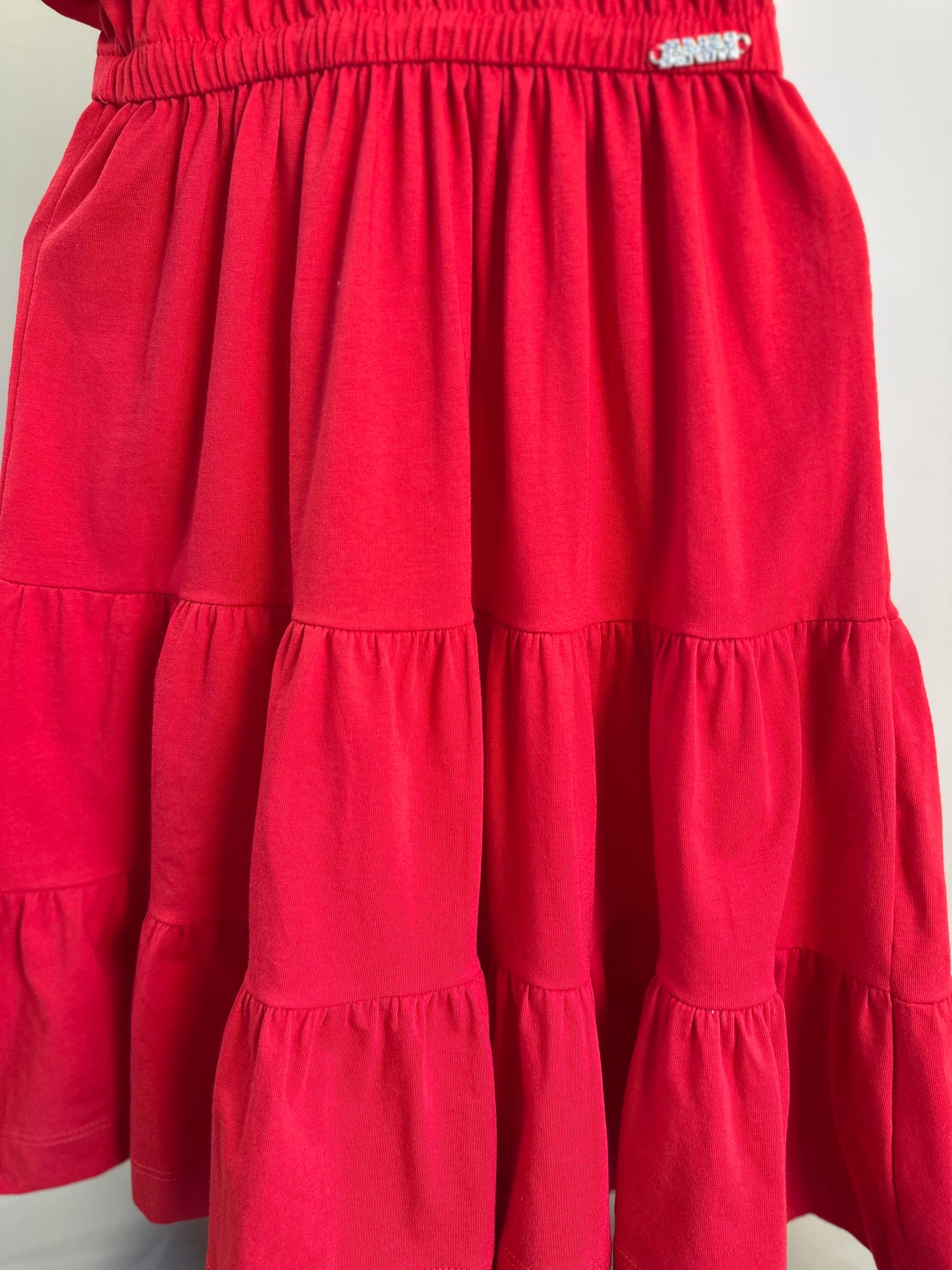 Vestido Infantil Vermelho Preppy - Animê