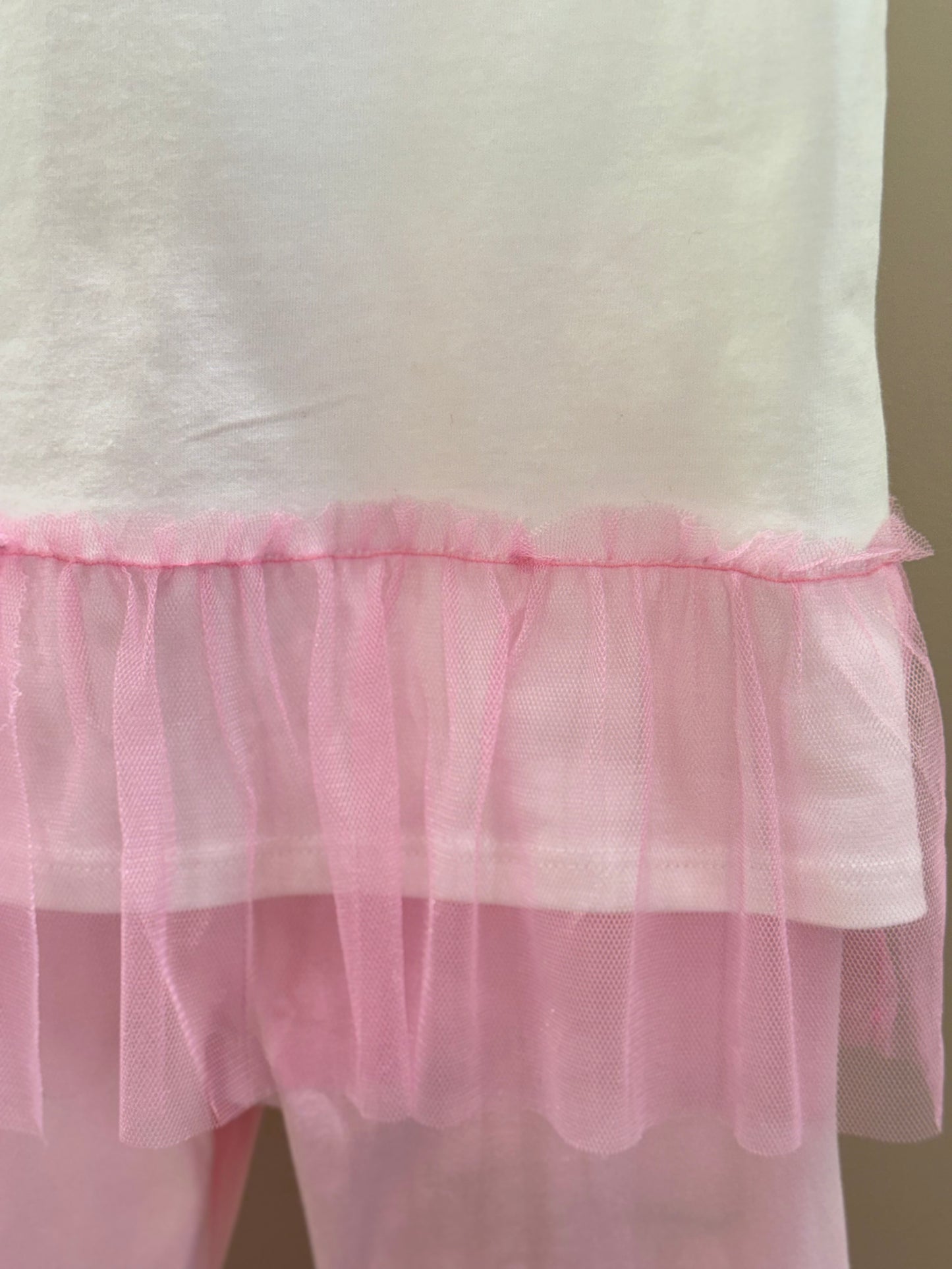 Conjunto Infantil Blusa Flor Tule e Legging - Mon Sucre