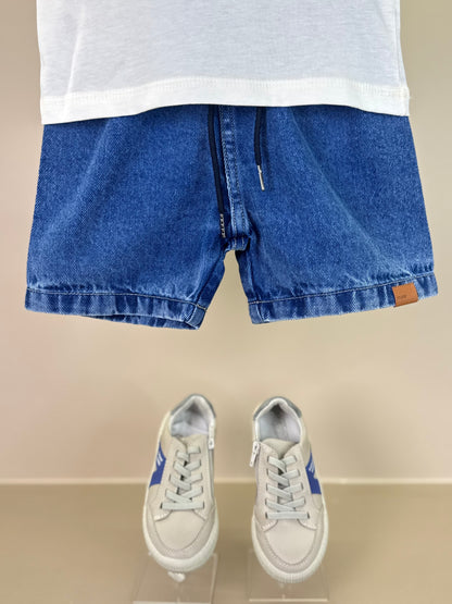 Conjunto Infantil T-Shirt e Bermuda Jeans - Youccie