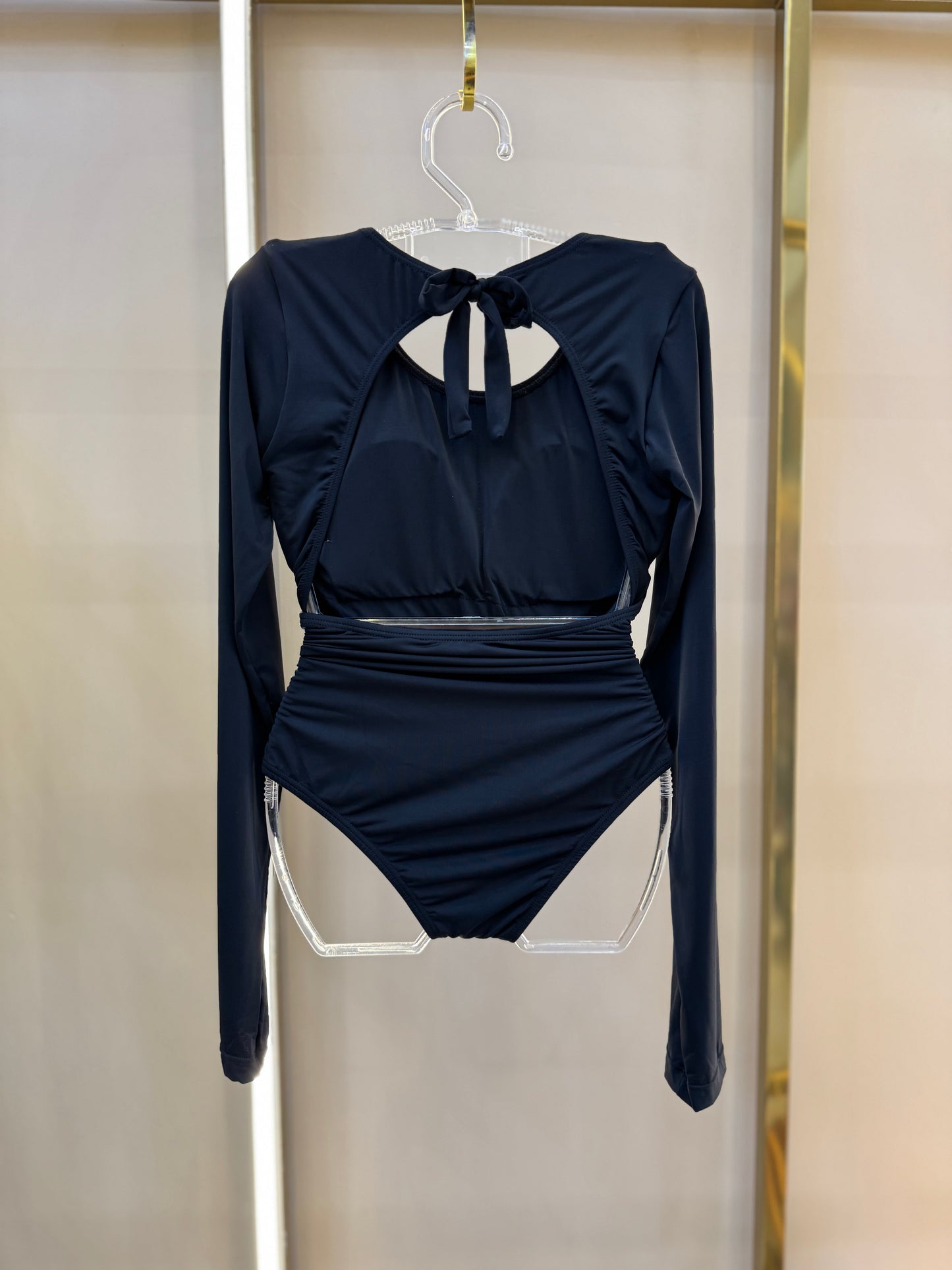 Maiô Teen Manga Longa Fernanda Preto - Siri Kids