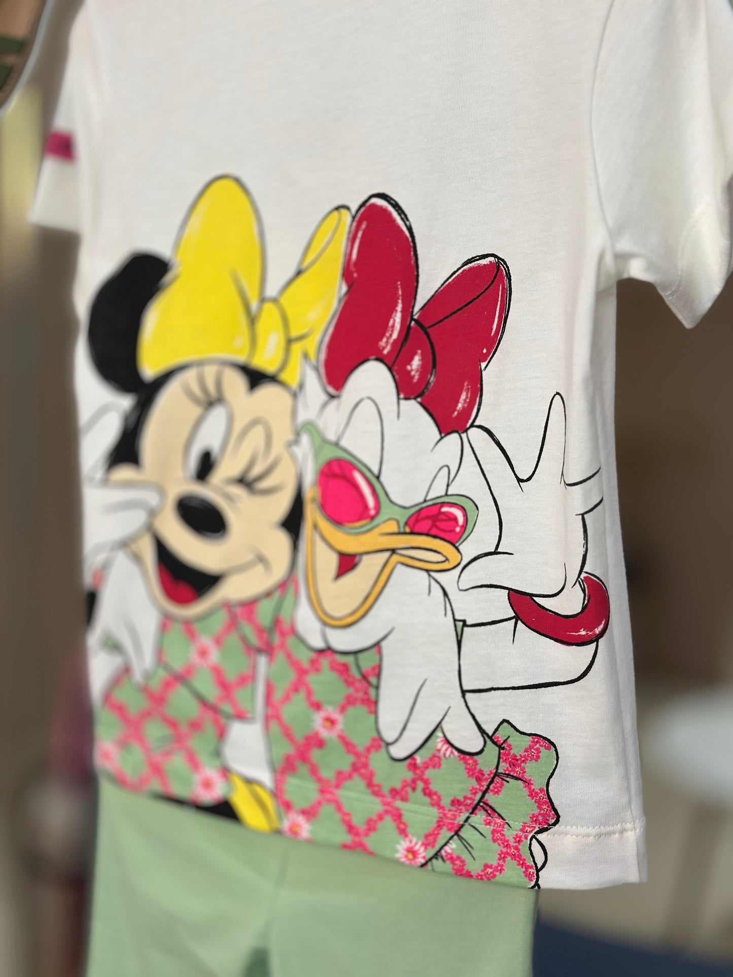 Conjunto Infantil Tshirt Minnie & Daisy Legging Disney - Animê