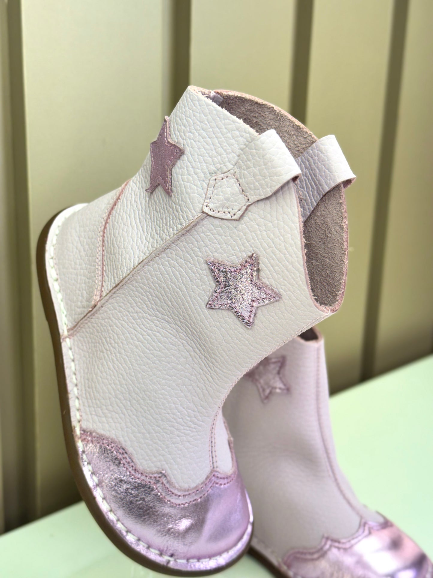 Bota Infantil Cow Star Lilac Alfazema - Petit Cheval