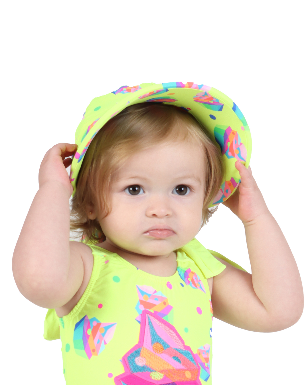 Viseira Infantil Proteção UV Malu Cupcake - Siri Kids
