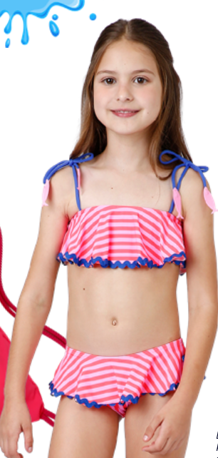 Biquíni Infantil Faixinha Clara Est Sardinha - Siri Kids