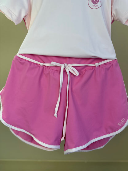 Conjunto Infantil Blusa Lavínea L Silk Ponto Certeiro e Shorts Duda L Ponto Certeiro - Siri Sport