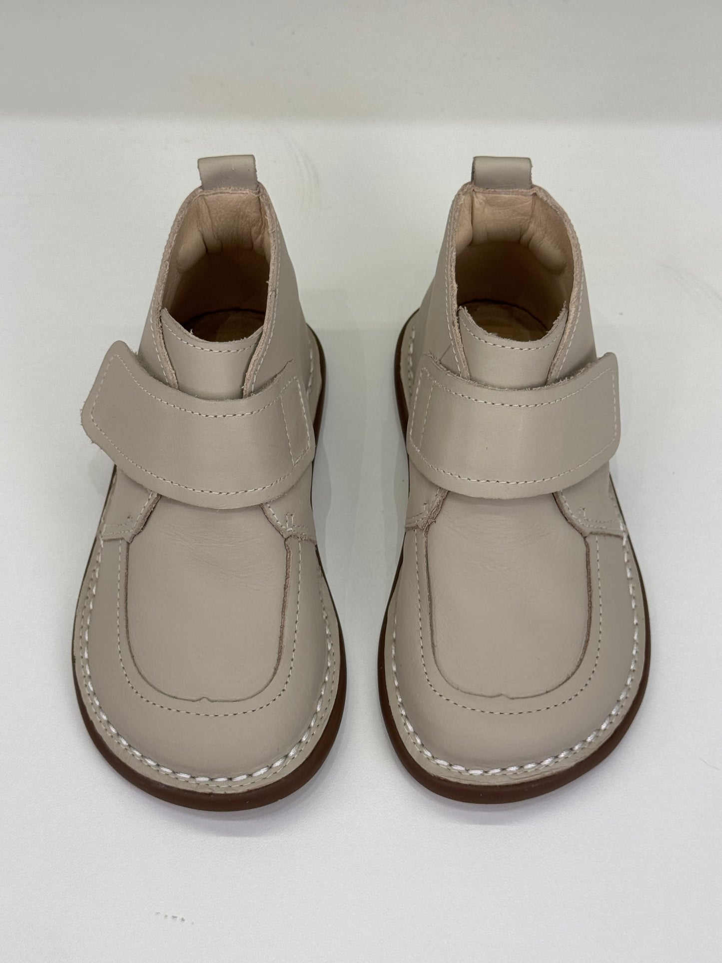 Bota Infantil Couro Caçador Areia - Petit Cheval