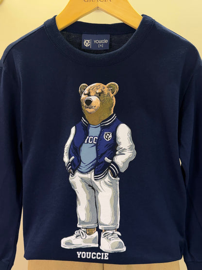 Conjunto Infantil T-Shirt Urso e Calça - Youccie