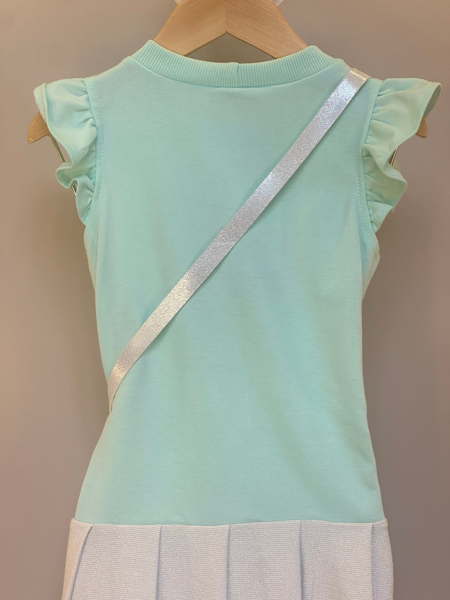 Vestido Infantil Comfy com Bolsa de Cachorrinho Acqua - Gabriela Aquarela