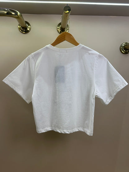 Blusa Teen Malha Off White - Vic Vick