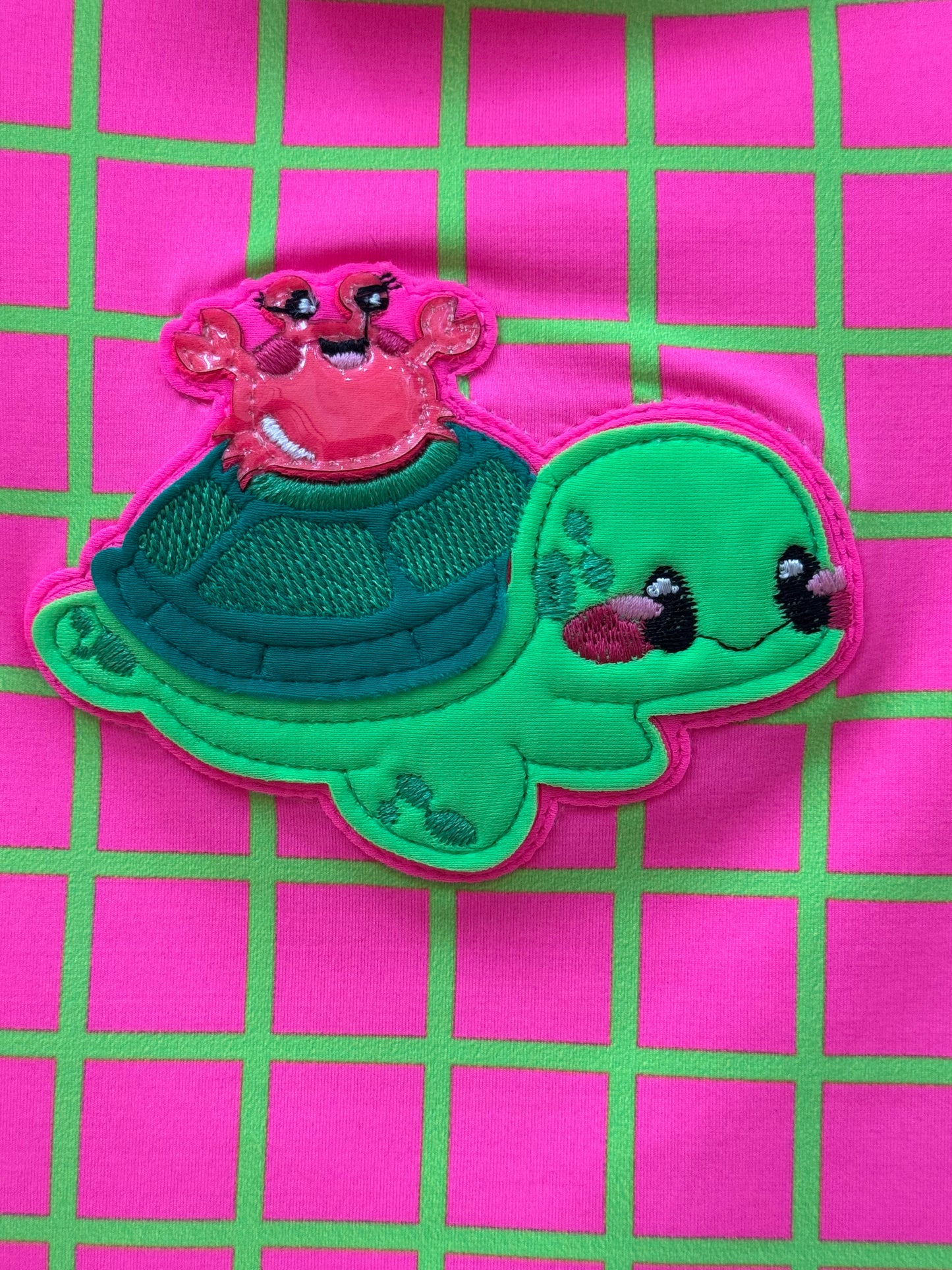 Biquíni Infantil Blusa ML Luna Aplic Est Turtle - Siri Kids