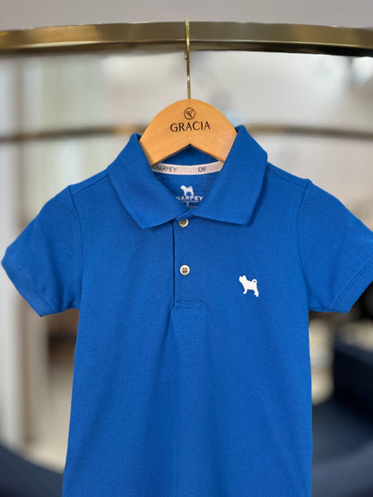 Camisa Polo Infantil Piquet Royal - Charpey
