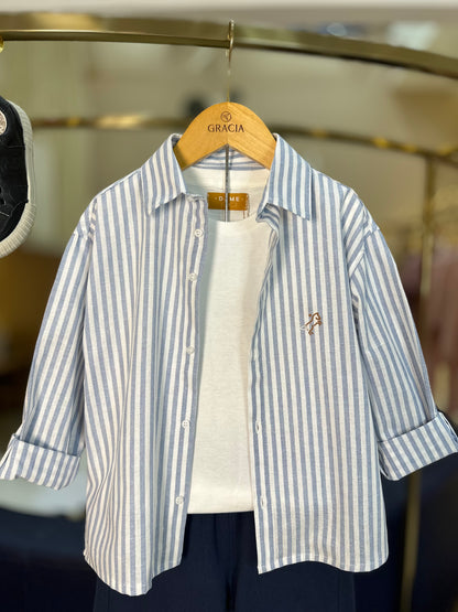 Camisa Infantil Luhi Delavê - Dame