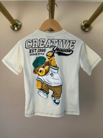 T-Shirt Infantil Creative Com Estampa Teddy -  Youccie