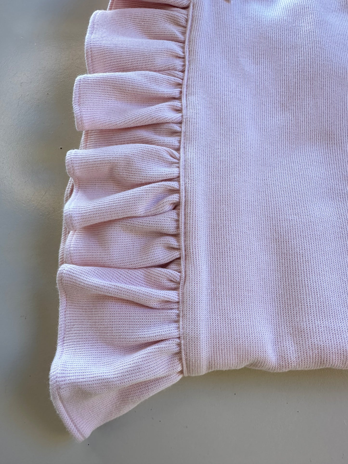Saída de Maternidade de Algodão Luxo Rosa - Roana
