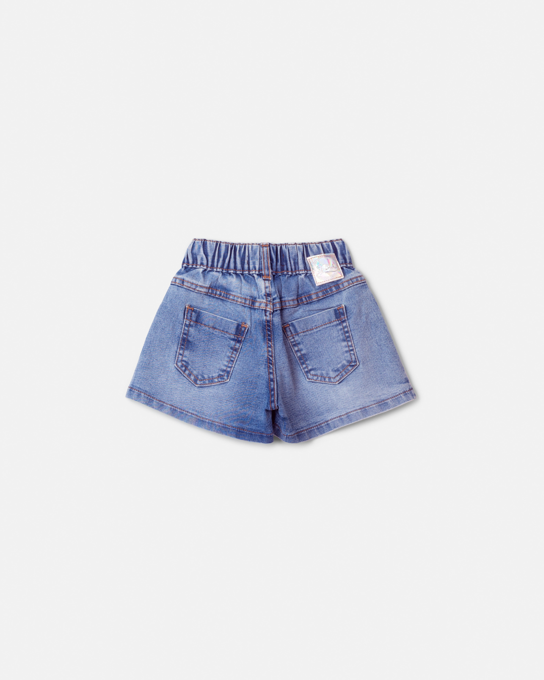 Shorts Infantil Jeans Strass - Animê