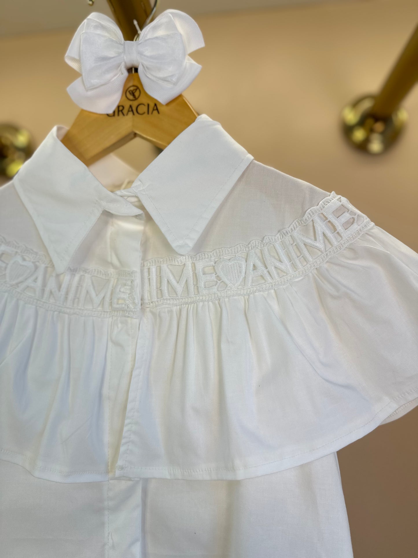 Camisa Infantil Babado Petit - Animê