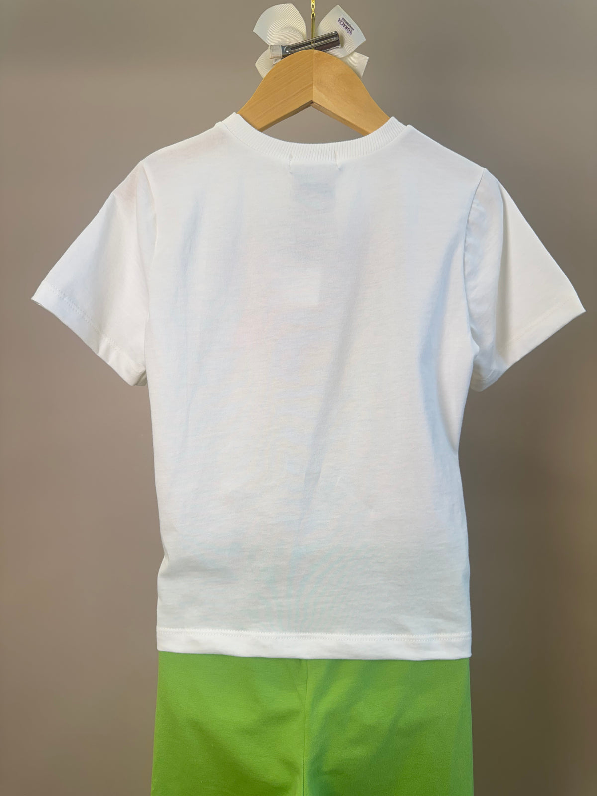 Conjunto Infantil Blusa Hello Kitty e Calça Legging Verde - Momi
