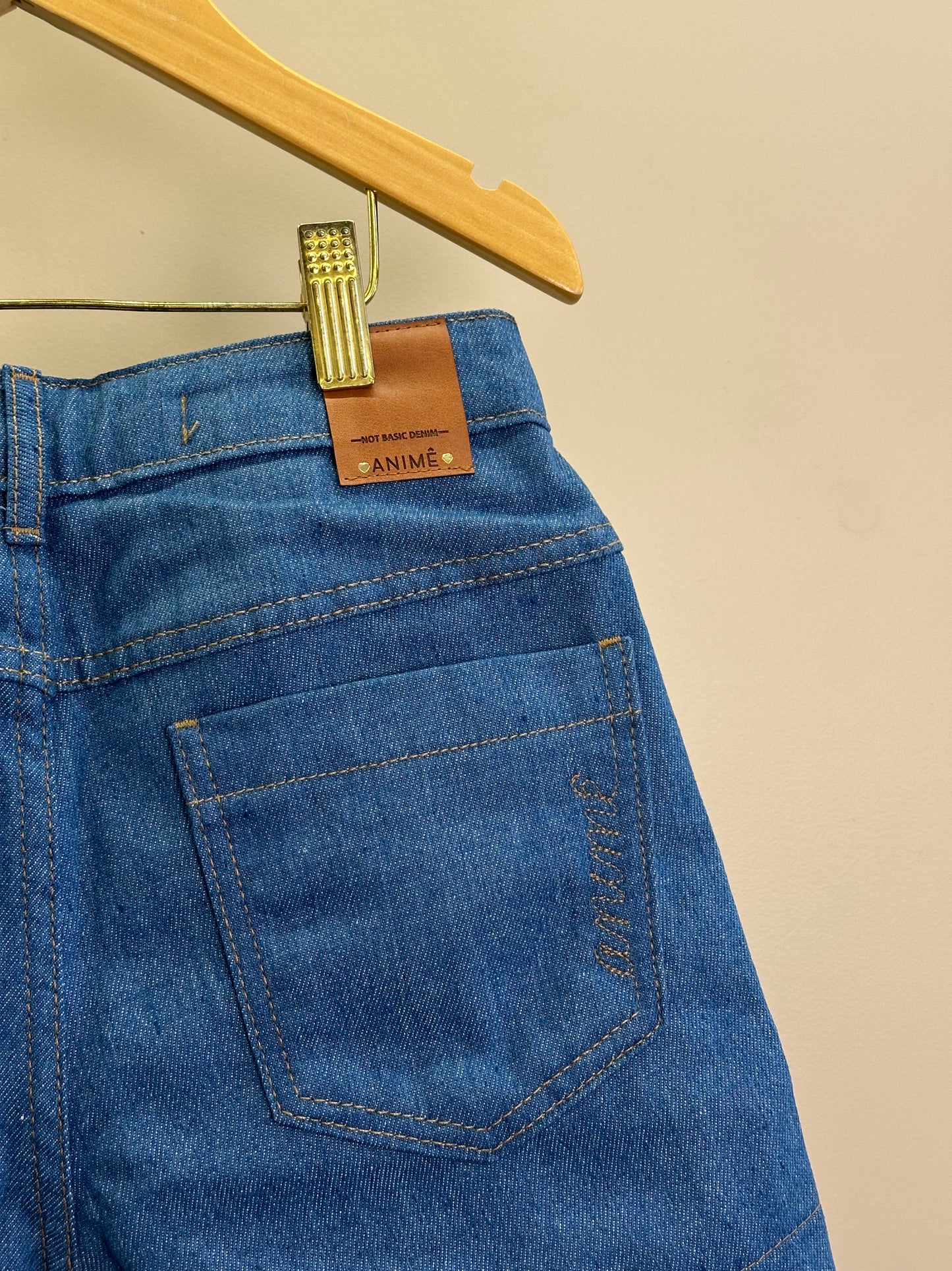 Shorts Infantil Bordado Tule Flores - Animê