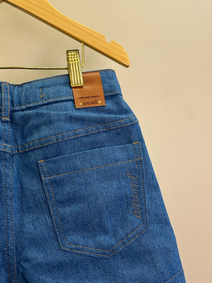 Shorts Infantil Bordado Tule Flores - Animê