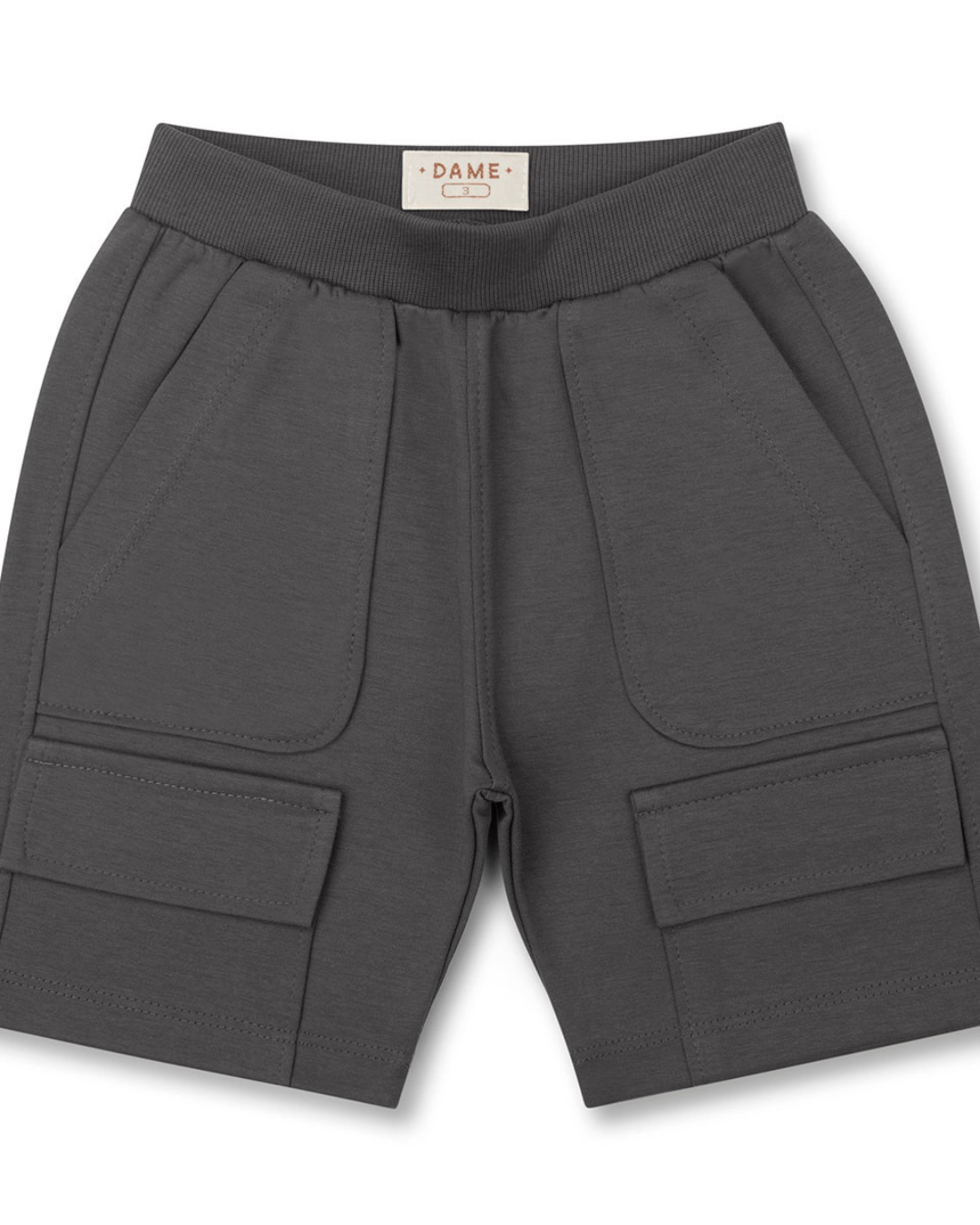 Conjunto Infantil Camiseta Algodão Jogador NFL e Bermuda Suedine Algodão Bolsos Grafite - Dame