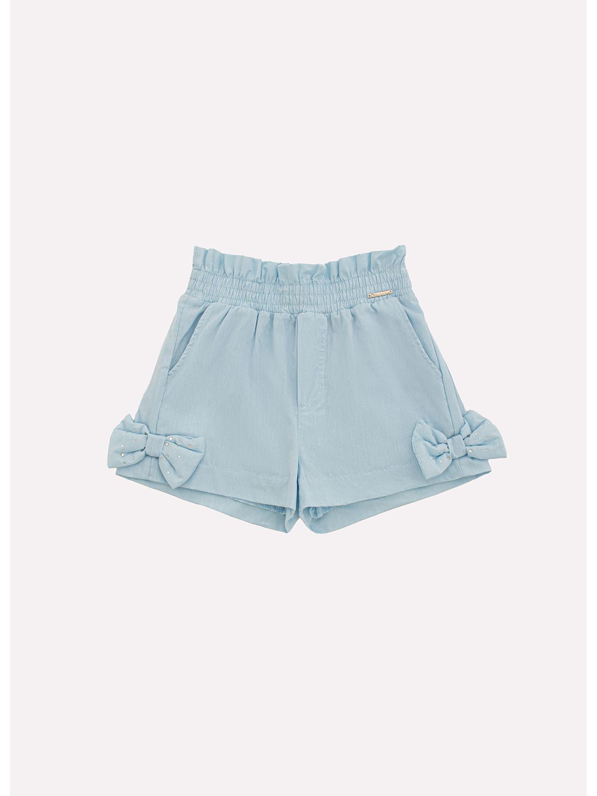 Shorts Laços Cristais Azul - Pituchinhus