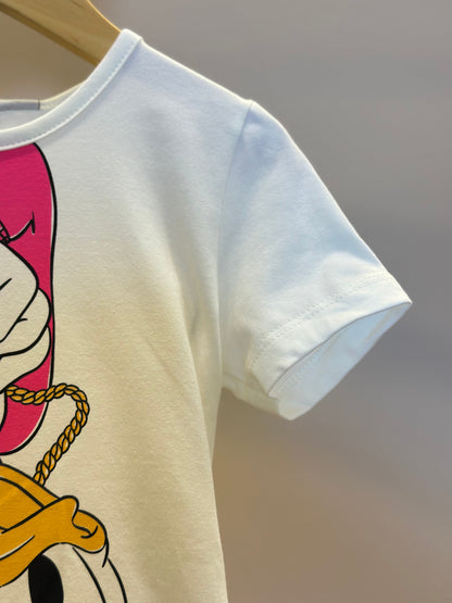 Conjunto Infantil Blusa MC e Legging Estampado Disney - Momi