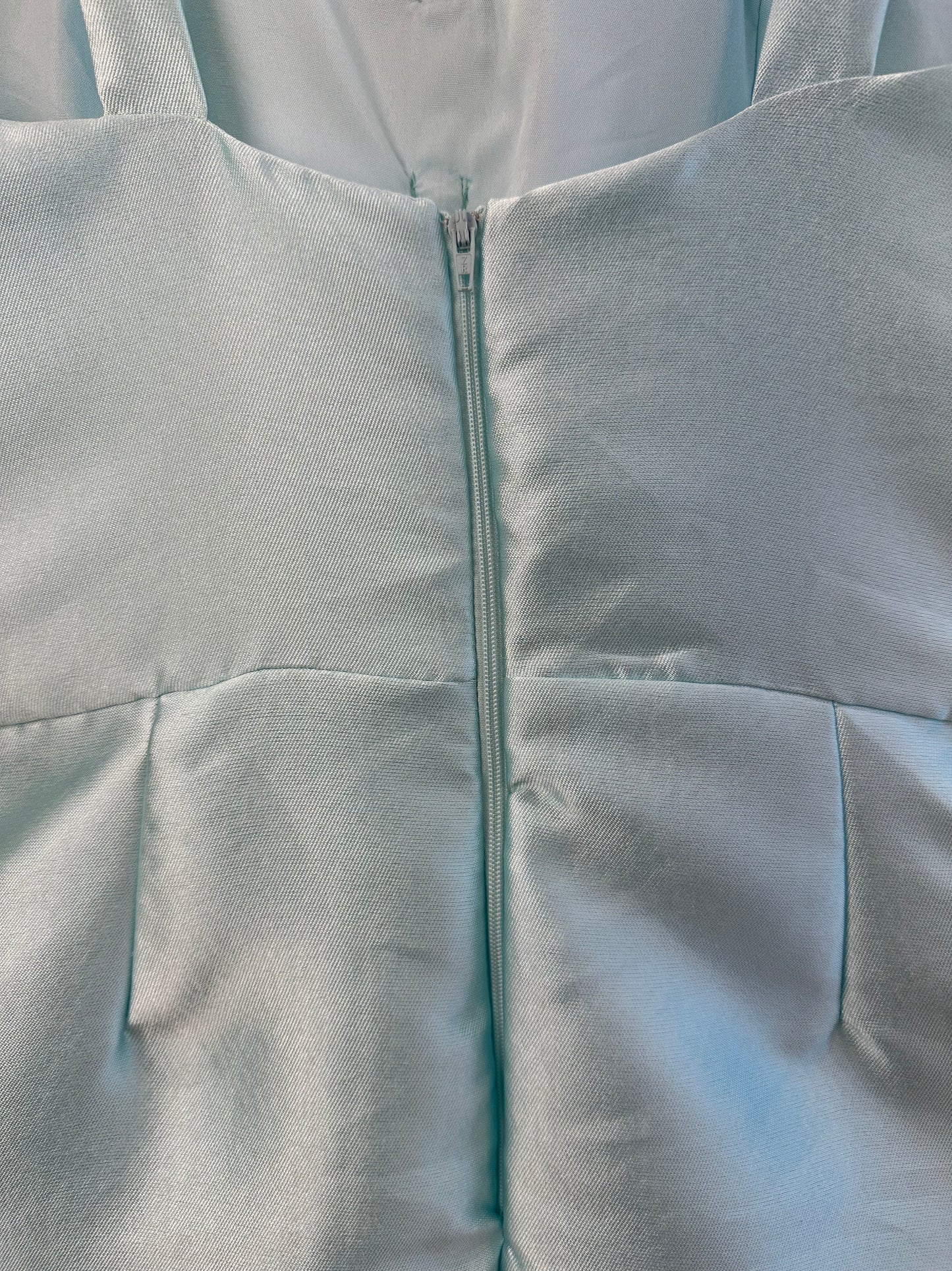Vestido Teen Acetinado Com Laços Frontais - Vanilla Cream