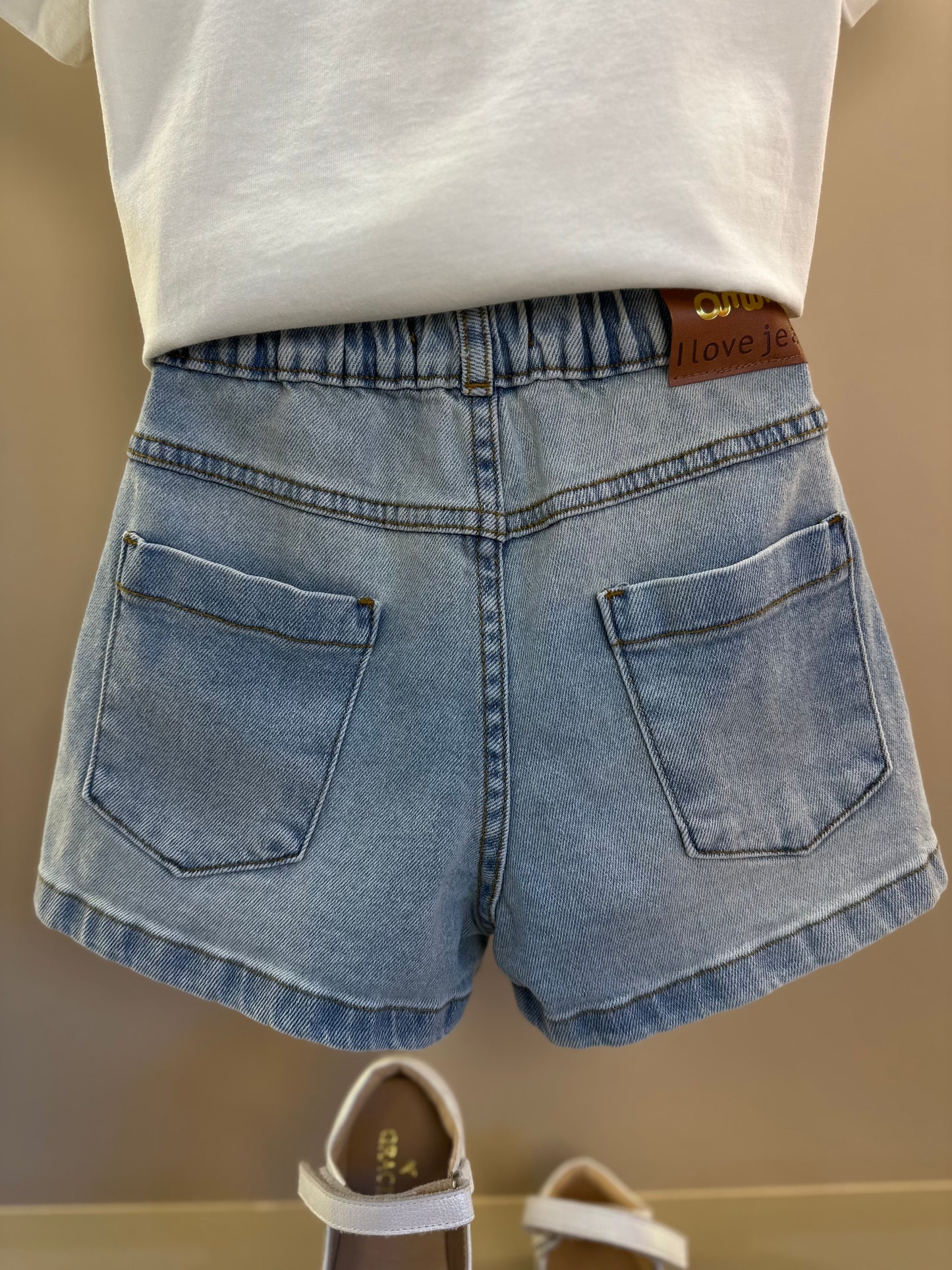 Conjunto Infantil Blusa Mickey e Minnie e  Shorts Jeans Two - Animê