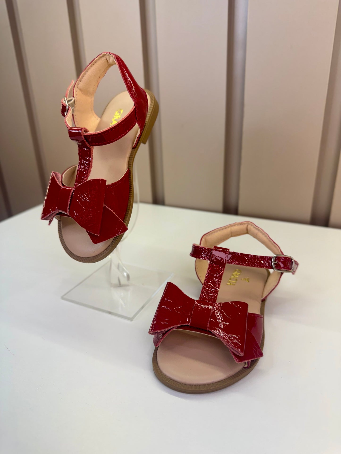 Sandália Infantil Charlote Vermelha Verniz - Gracia