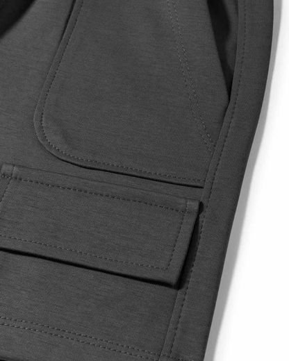 Conjunto Infantil Camiseta Algodão Jogador NFL e Bermuda Suedine Algodão Bolsos Grafite - Dame