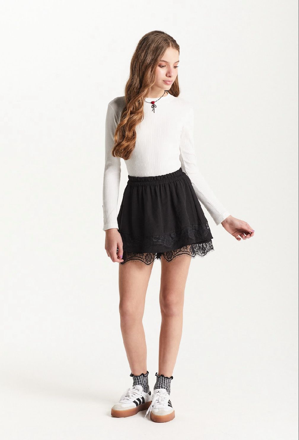 Blusa Teen Canelada com Botões - Two In