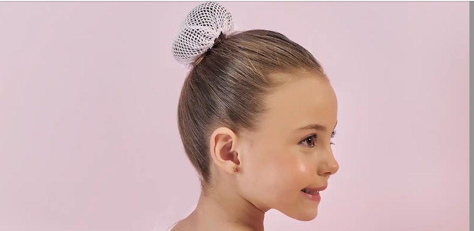 Acessório Infantil de Cabelo de Tela Rosa Claro - Infanti