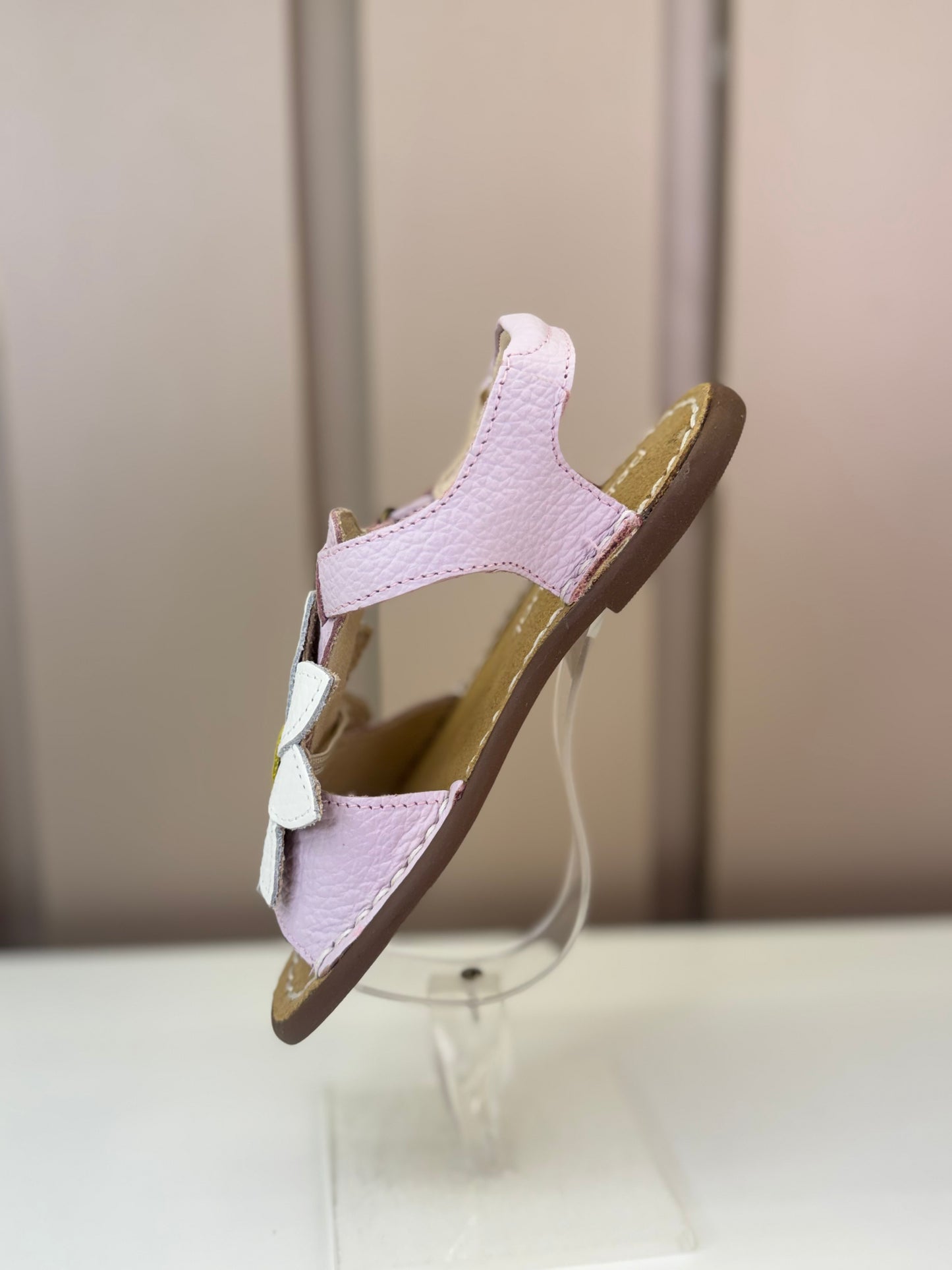 Sandália Infantil Carrossel Lilac/Flor Margarida - Petit Cheval