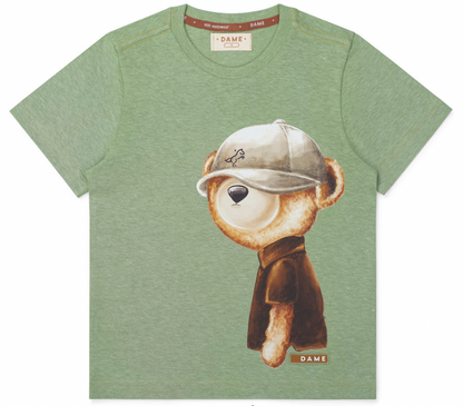 Camiseta Canhamo Urso Óregano - Dame