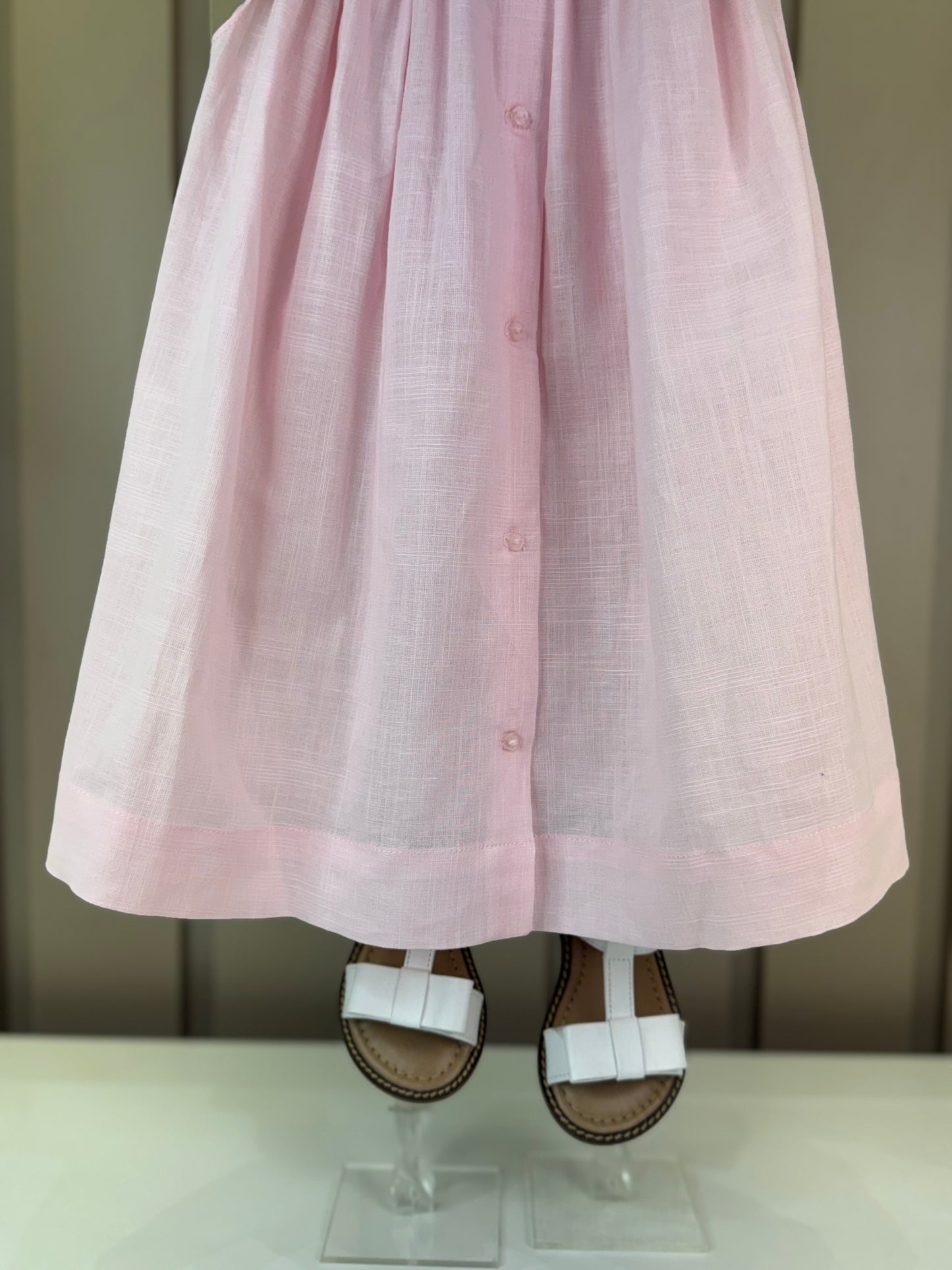 Batinha Bebê Algodão Bordado Serena Rosa - Gracia