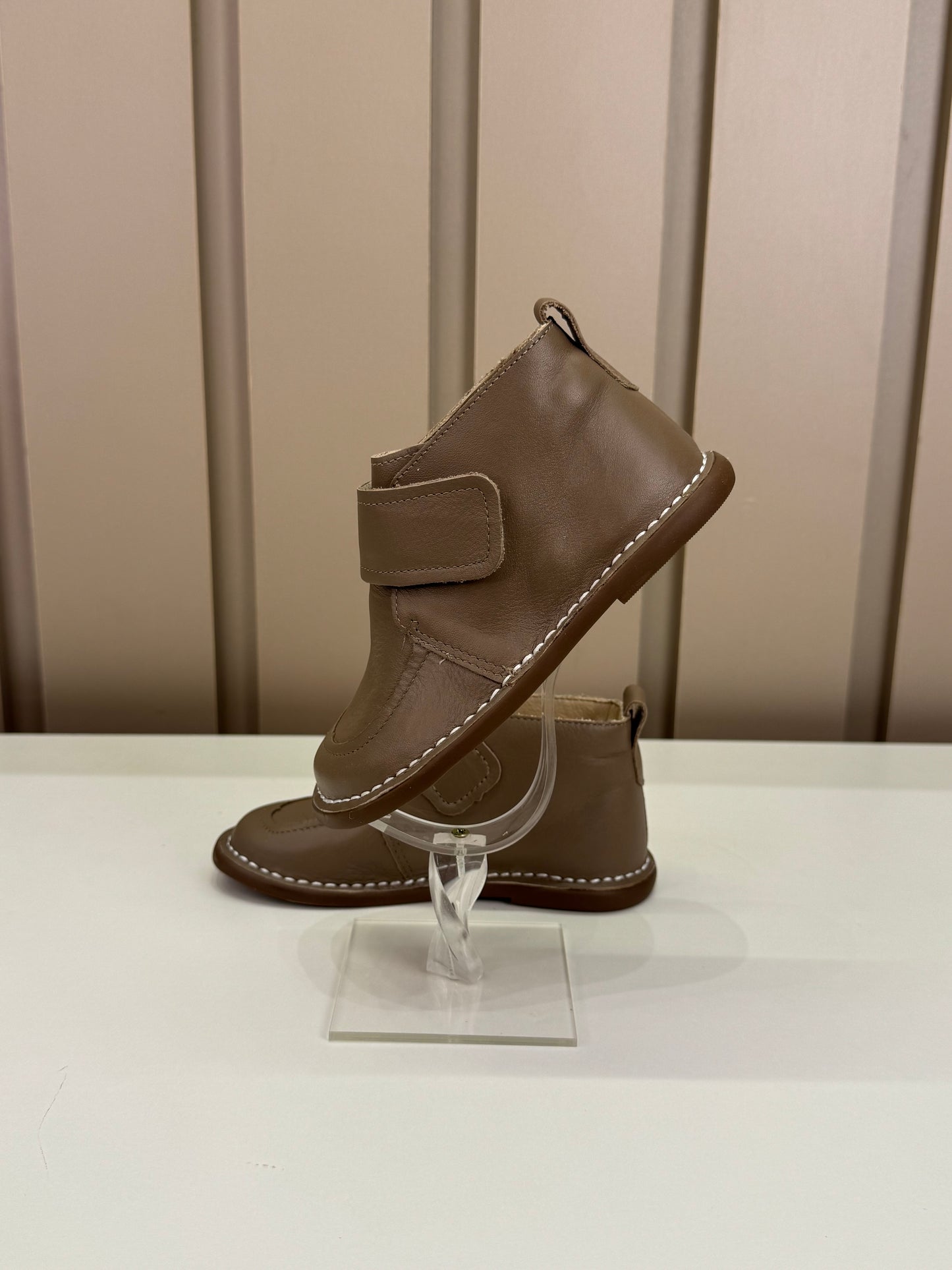 Bota Infantil Couro Caçador Grigio - Petit Cheval