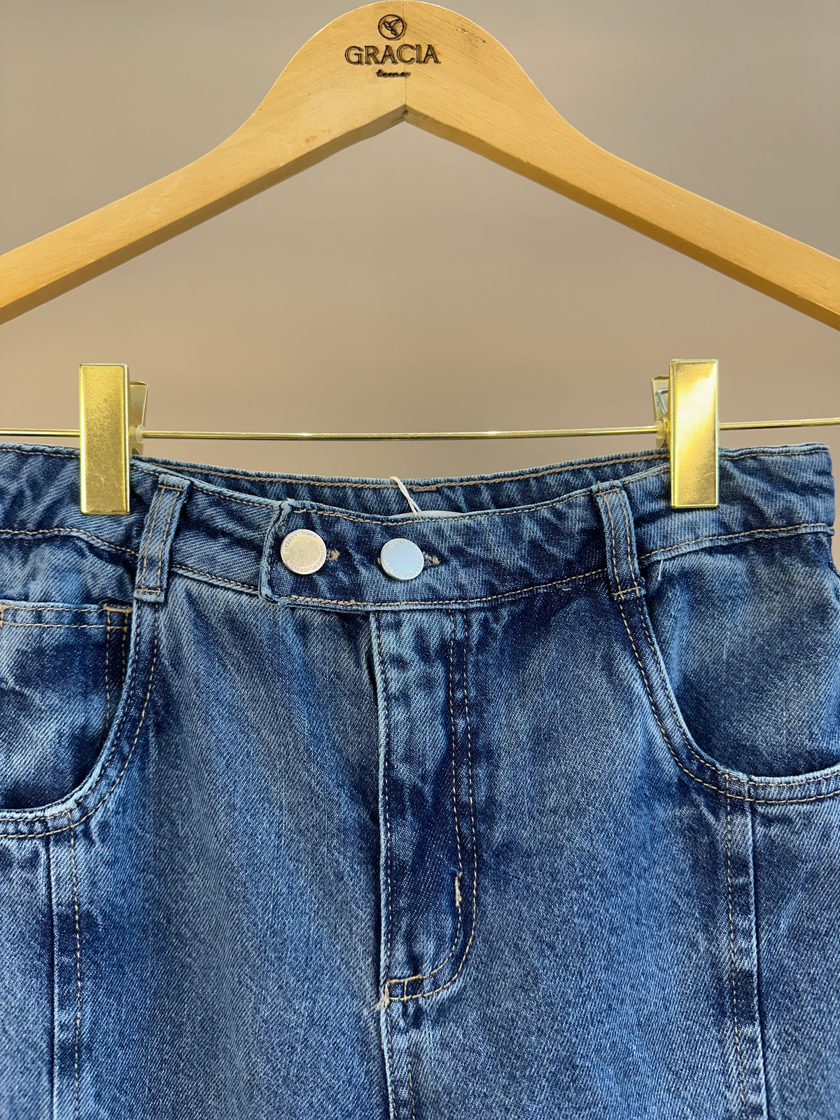 Calça Jeans Teen Modelagem Reta - Vanilla Cream
