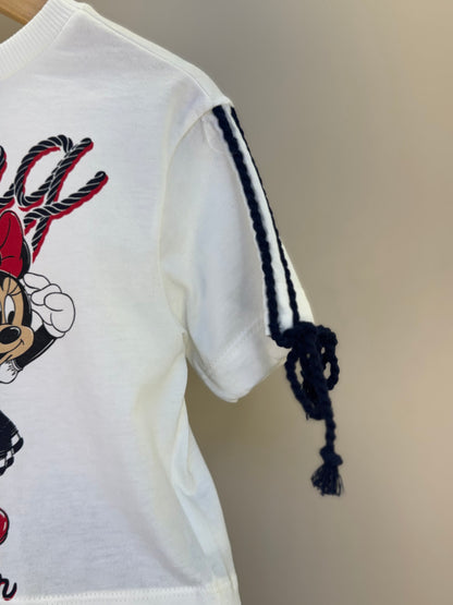 Conjunto Infantil Blusa Minnie Sailing e Shorts com Pregas Essentials - Animê