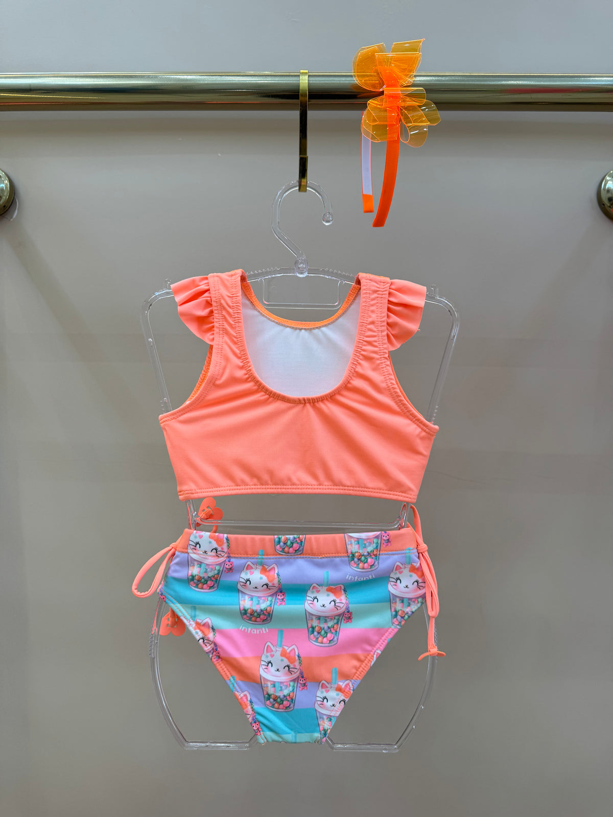 Biquíni Infantil Cropped Laranjinha - Infanti