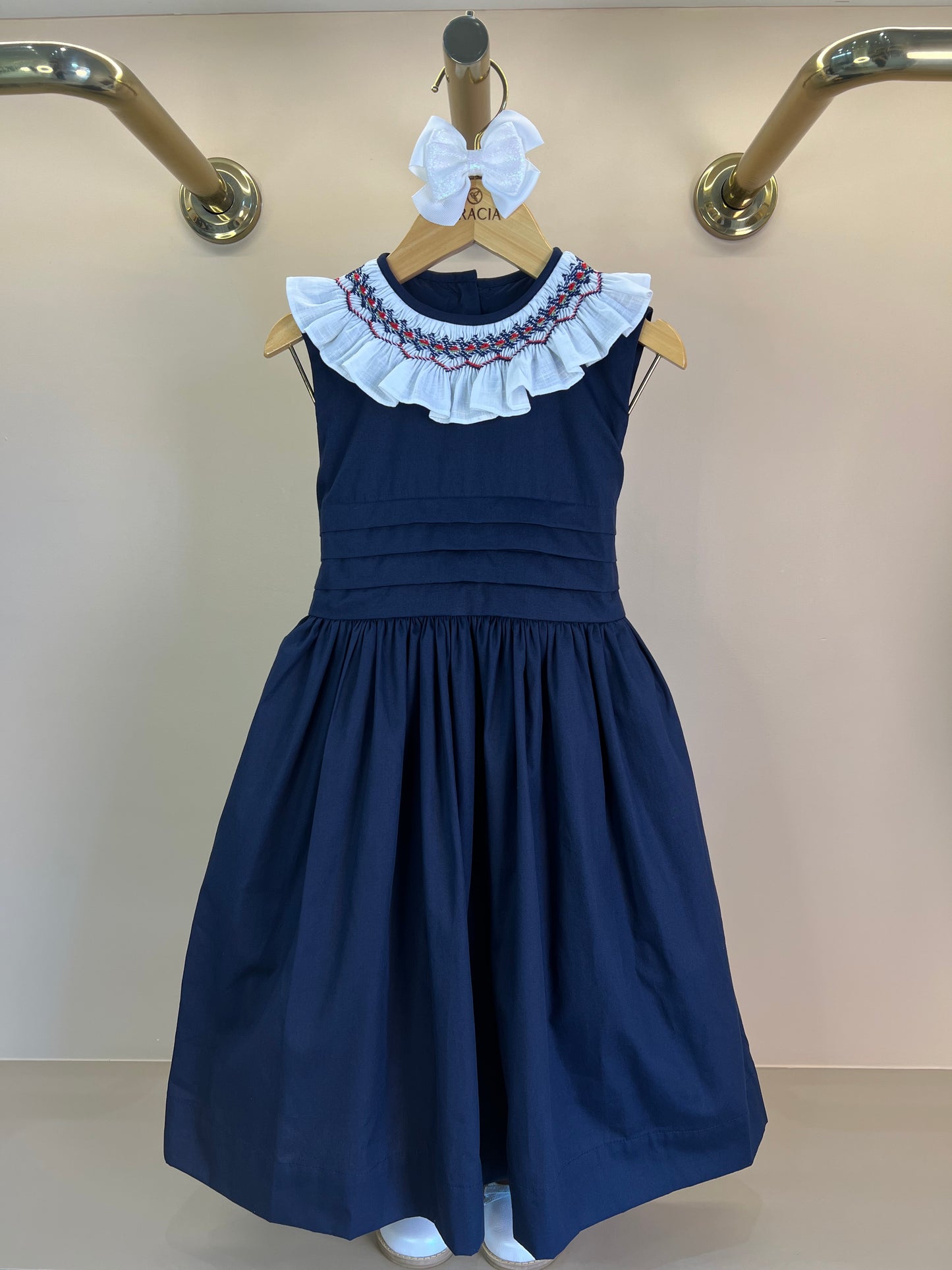 Vestido Infantil Clássico Algodão Beatriz Marinho - Gracia