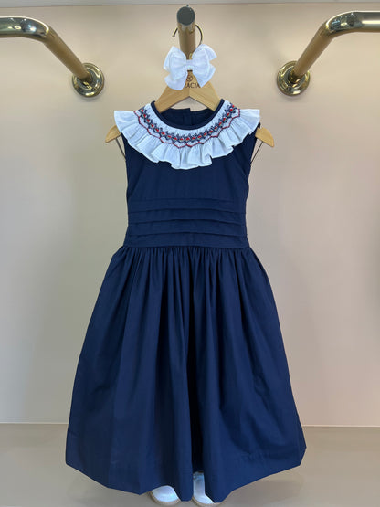 Vestido Infantil Clássico Algodão Beatriz Marinho - Gracia
