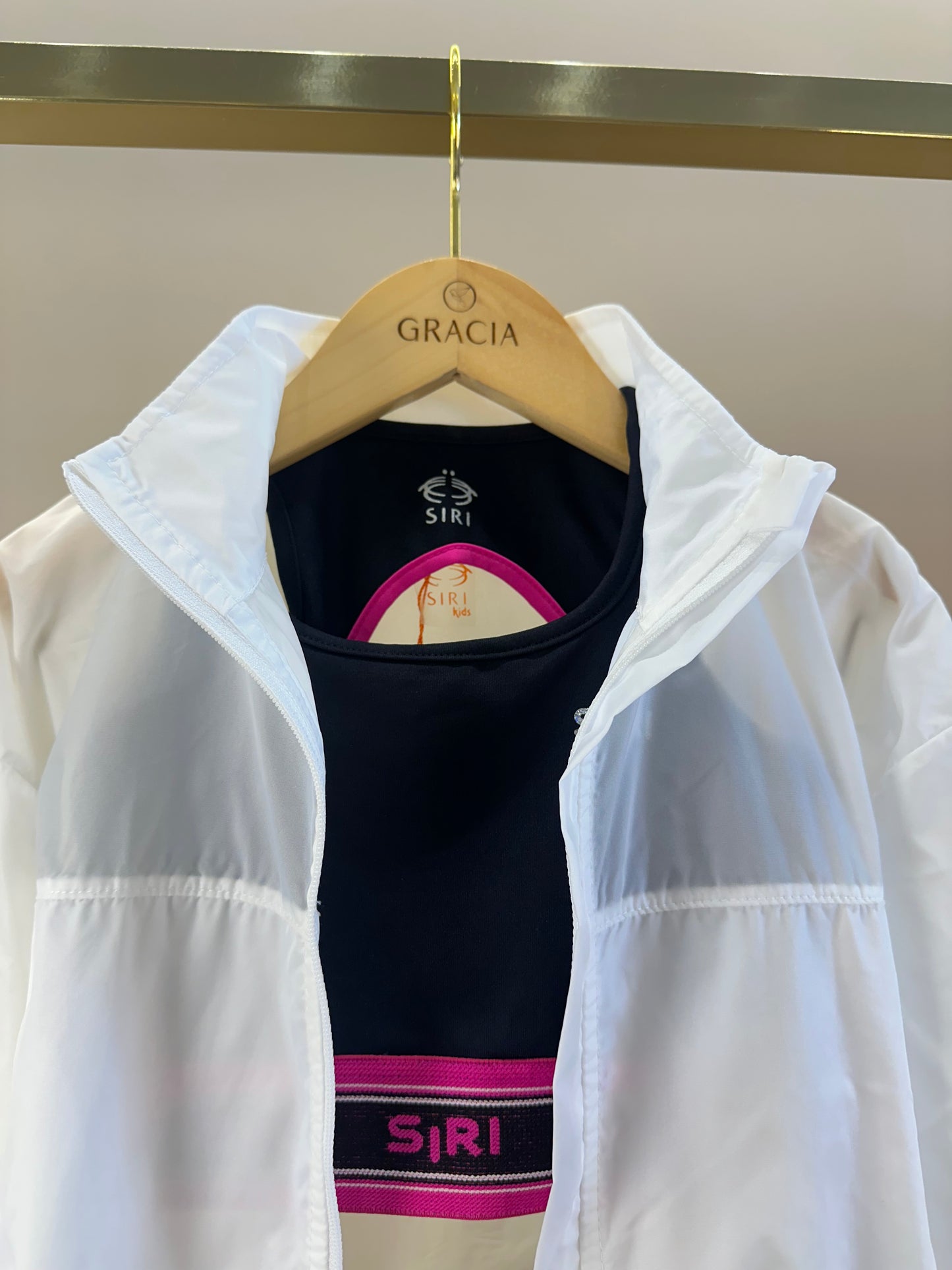 Conjunto Infantil Corta Vento Dani Tecnology e Legging Fuseau Lara Maxxi Diversão - Siri Sport