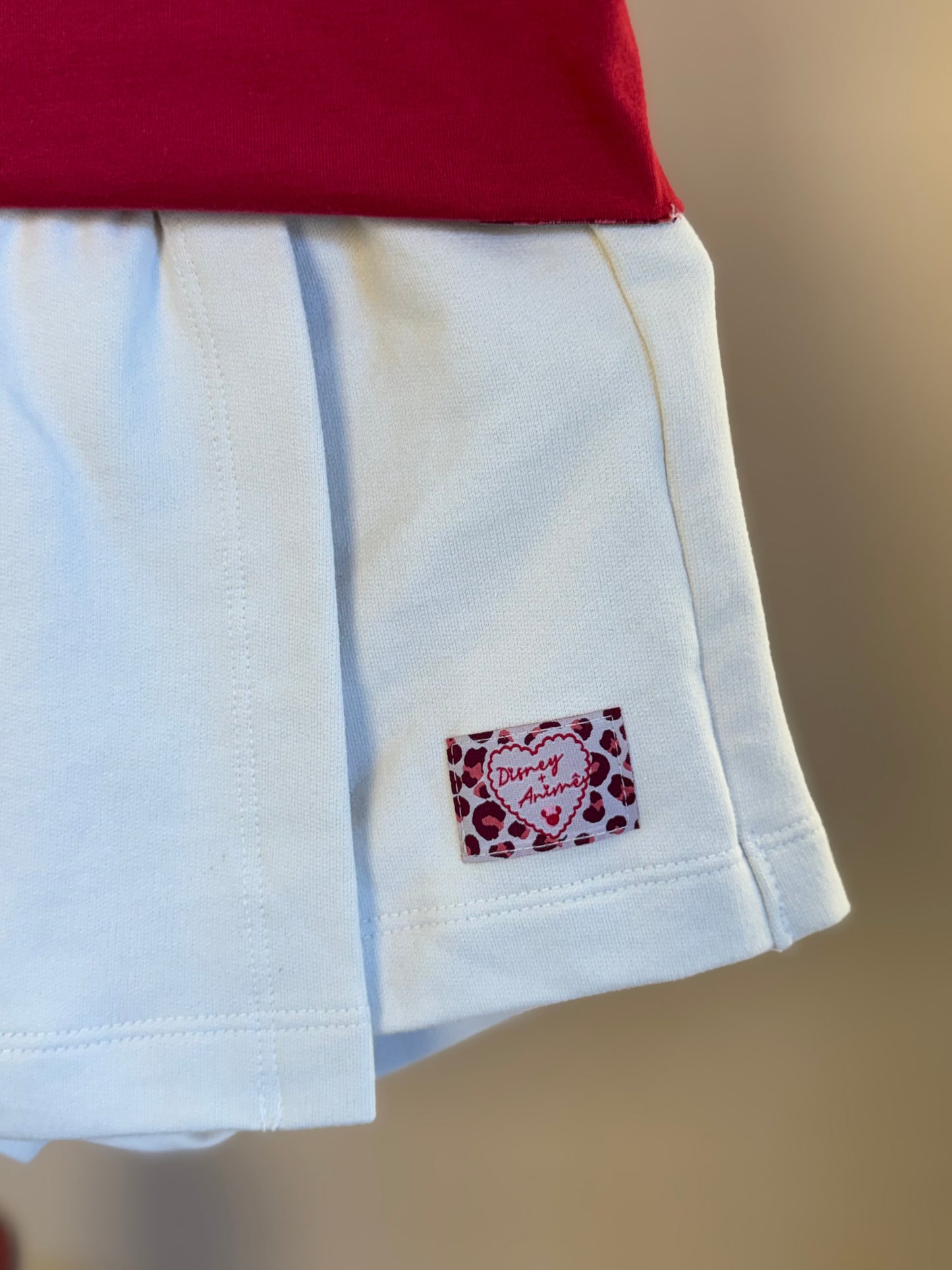 Conjunto Infantil Blusa Berry Patches Minnie e Shorts Bege - Animê Petite
