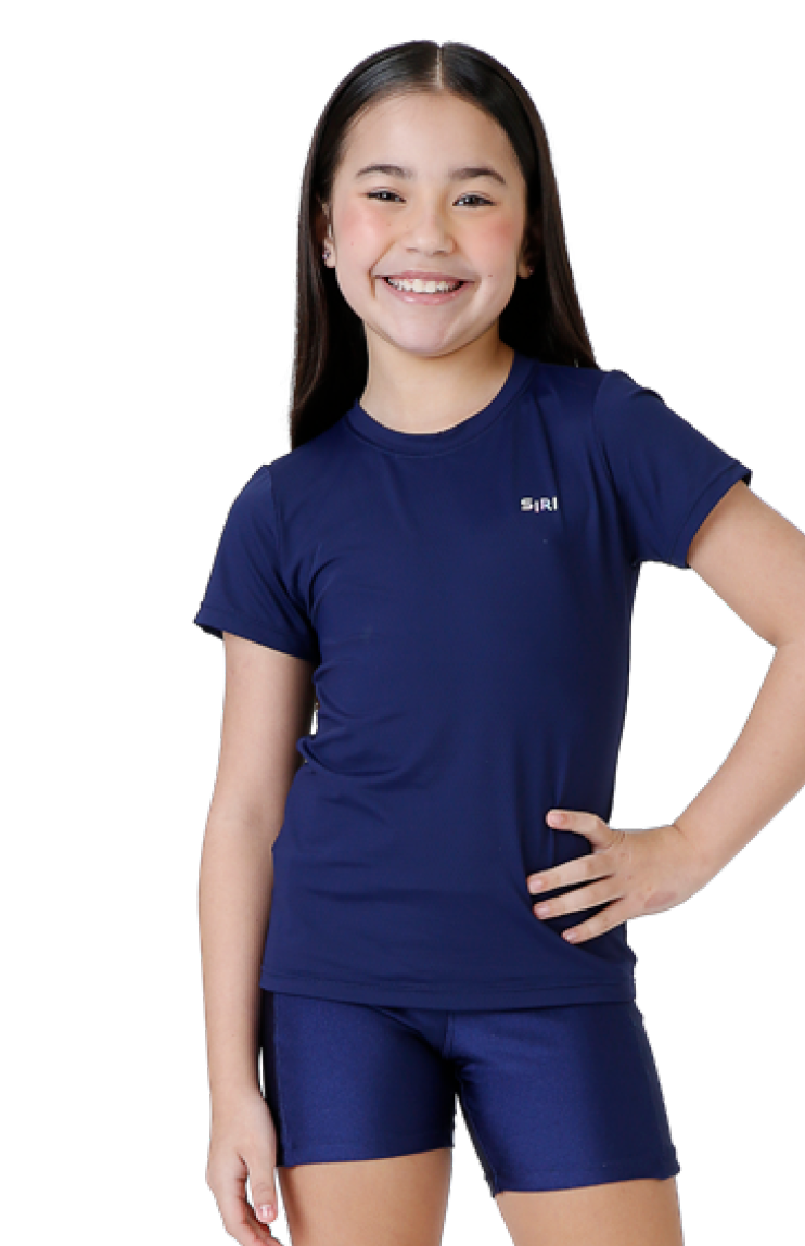 Blusa Infantil Maria New Trip Marinho - Siri Sport