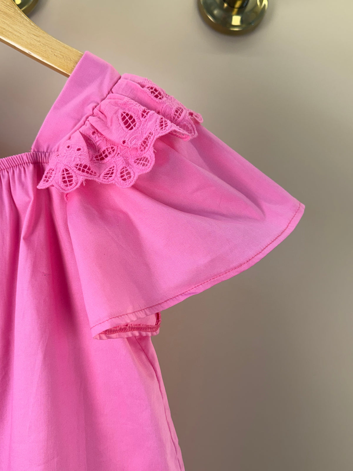 Conjunto Infantil Blusa Mangas Amplas Estampa Tomates e Shorts Saia Rosa - Animê