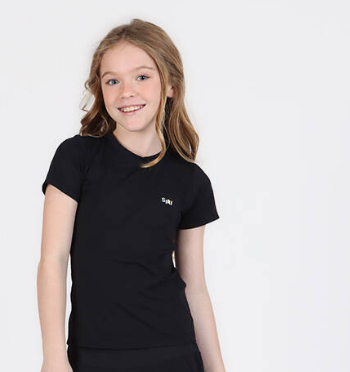 Blusa Infantil Maria New Trip Básico Preto - Siri Sport
