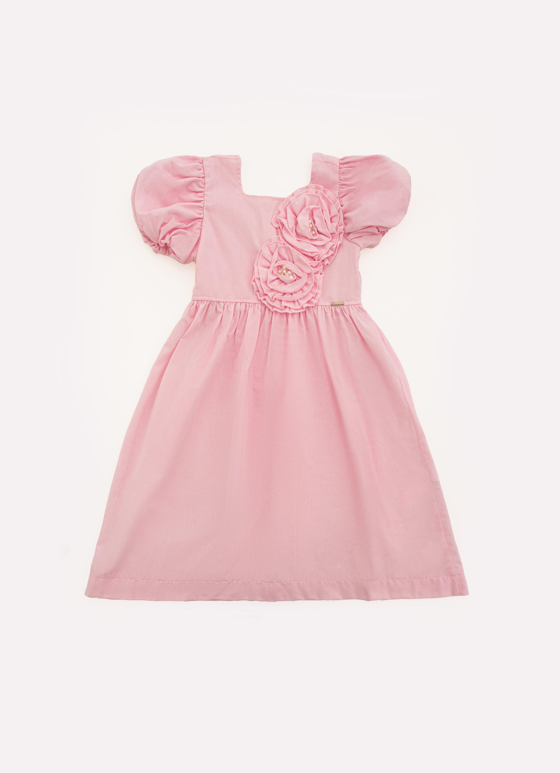 Vestido Maxi Flore Rosa - Pituchinhus - Gracia