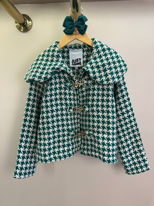 Casaco Infantil de Tweed Xadrez - Animê